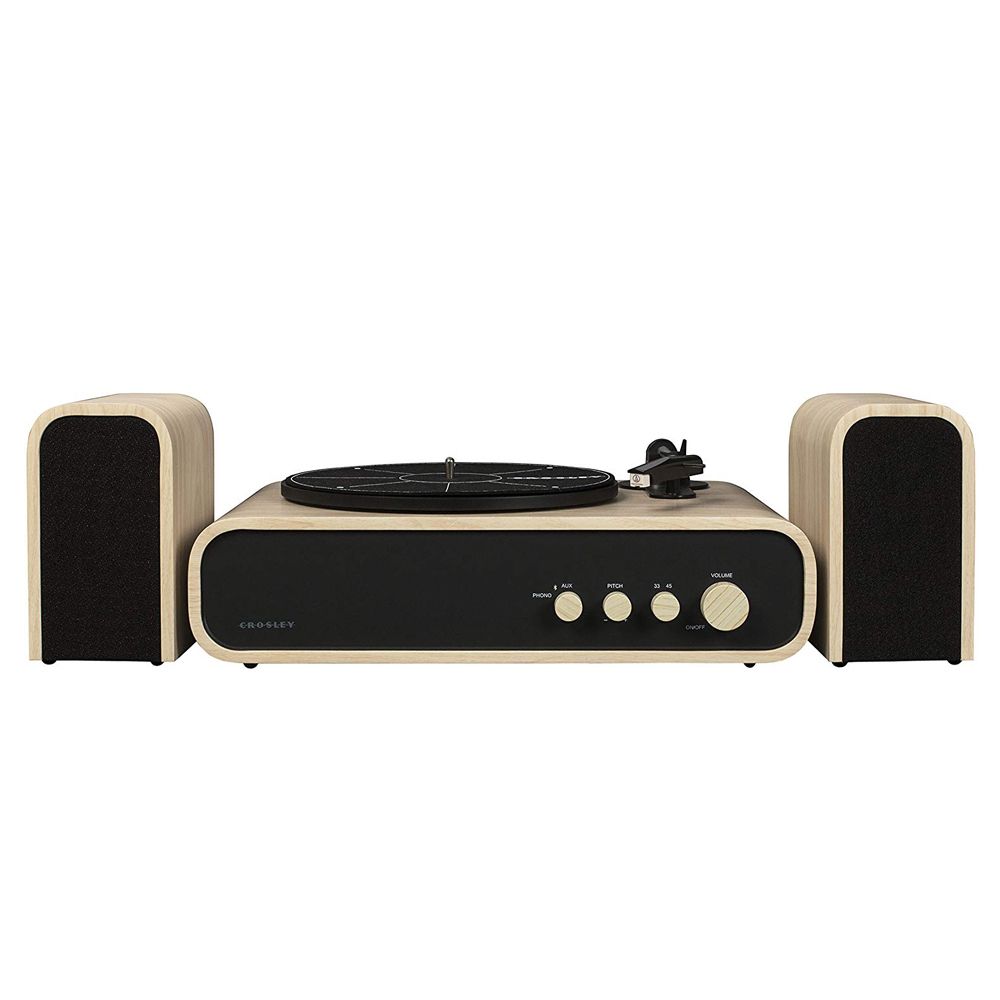 Crosley Gig Retro Platenspeler Bluetooth met Externe Speakers